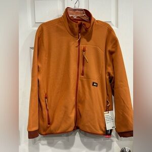 REI Women’s L Large Trailsmith Fleece Jacket NWT Washed Orange Polartec